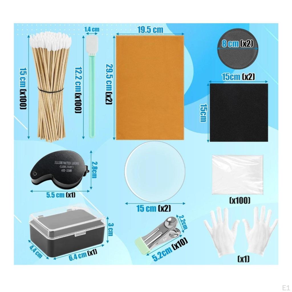 Collector's Card Cleaning Kit Complete Grading Prep Easy to Use for Collectors