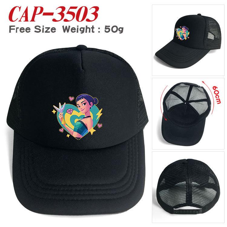 Kids Boys Girls Cartoon Anime Demon Hunters Derpy Printed Casual Hats Peaked Baseball Caps