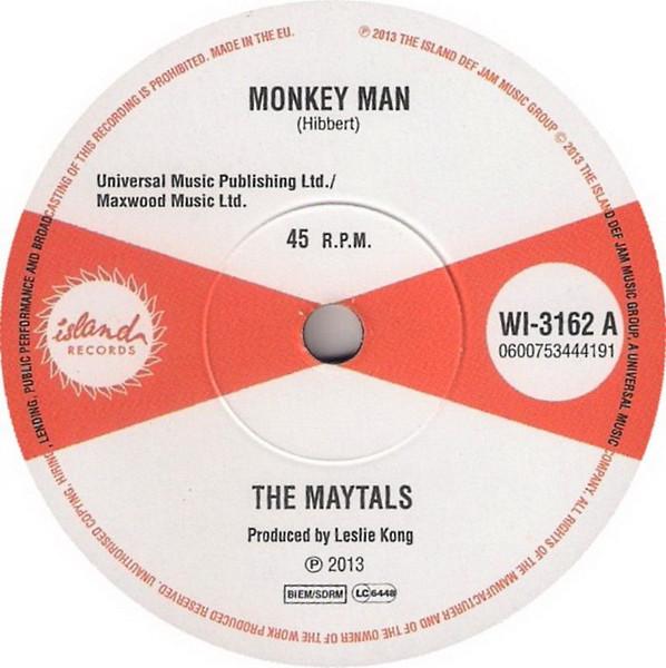 

7inch Record MAYTALS - Unreleased Cuts WI3162 Island Records 2013 UK Reggae, Ska & Dub Used