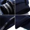 Maglioni con cappuccio in velluto invernale da uomo Plus Tute da jogging Uniformi da baseball casual Abbigliamento sportivo slim fit