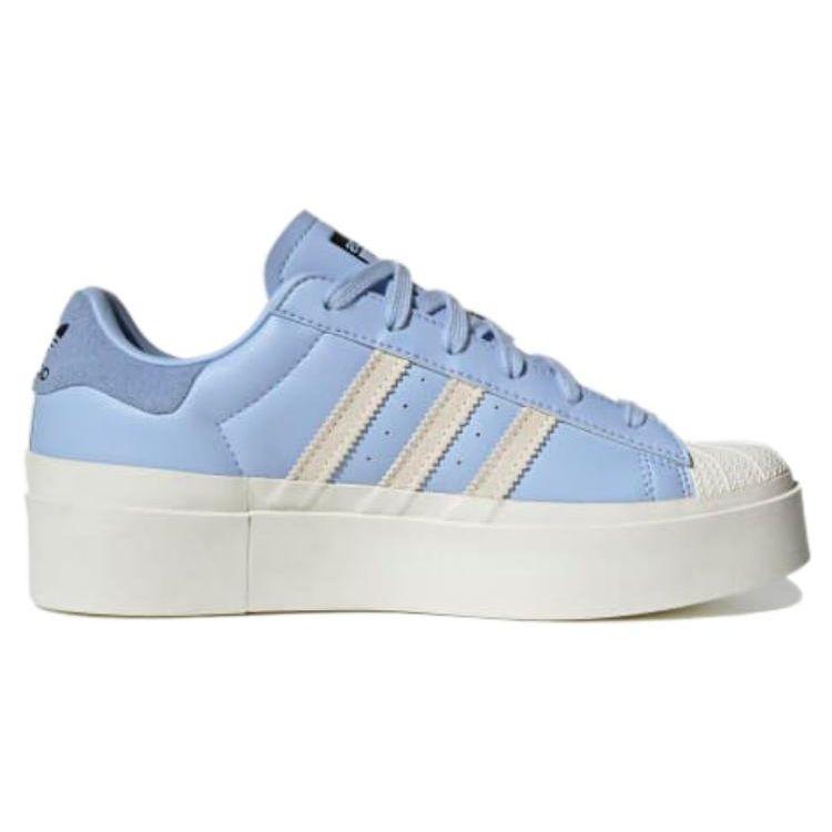 Adidas Superstar Bonega Blue Dawn Damen-Sneaker Cloud-Weiß Silber-Metallic HQ9841