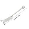 1/2pcs Cute 316 Stainless Steel Butter Knife Bread Jam Cream Spatula Long Handle Cheese Butter Spreader Kitchen Utensil