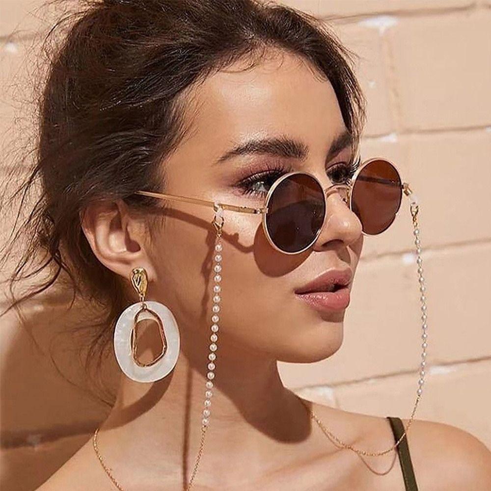 Anti Drop Glasses Chain Flower Beads Mask Lanyard Fashion Eyeglass Chain  Eye Accessories