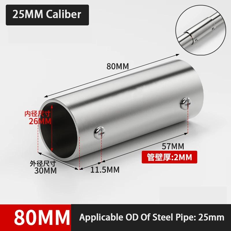 25mm 32mm Stainless Steel Round Tube Connector 2 Way Pipe Connector Pipe Fittings Pipe Connection Shelf Joints Tube Accessories