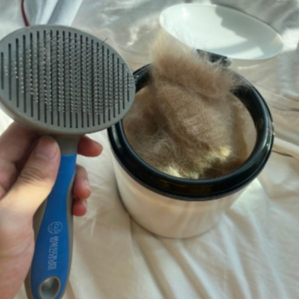 Happy Dog Pet One-Touch Brush, Blue, 1 Piece, Korean Pet Shampoo