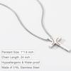 Baseball Pattern Cross Necklace Stocking Stuffers Stainless Steel Cross Pendant Christmas Gifts Characteristic