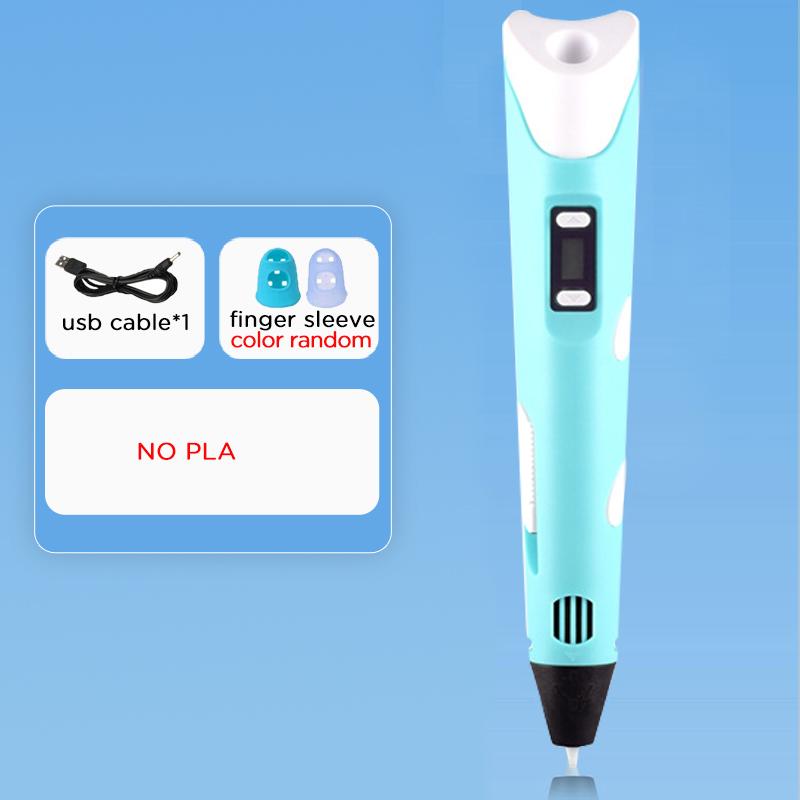 

Electronic 3D Printing Pen With LED Display 25M PLA Filament Children USB Drawing Tool Drawing Toy DIY Christmas Birthday Gift