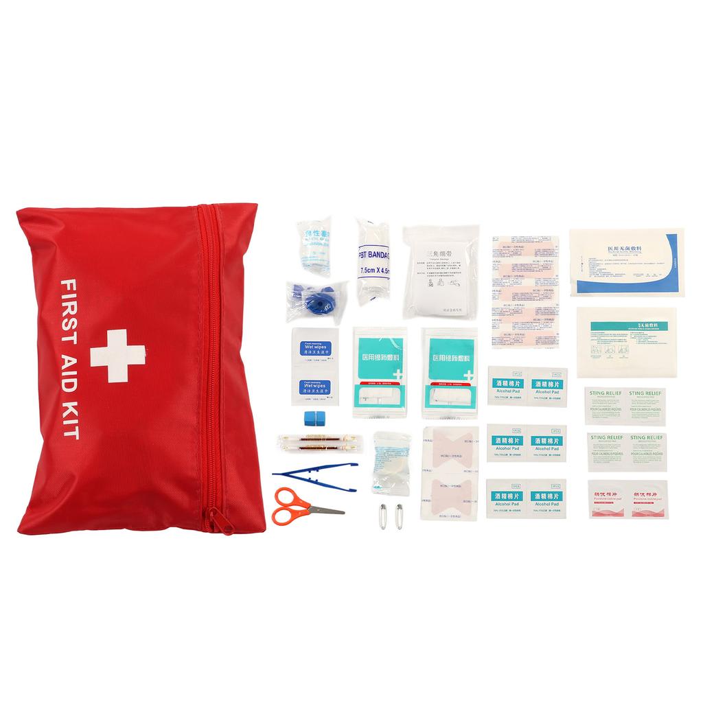 Survival Aid Kit Portable Comprehensive Emergency Aid Kit for Home Outdoor Adventure Earthquake