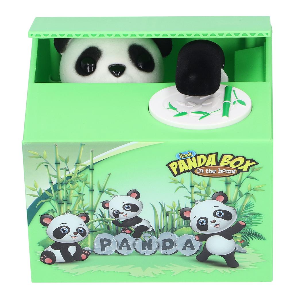 Piggy Bank Puppy Cute Steal Money Panda Children Animal Electric Saving Coin Box