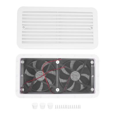 RV Side Vent Fan 24V 5W Single Way Side Air Outlet Ventilation Exhaust Fan for Campervan Trailer Yacht