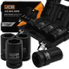 JCB 1" Cr-Mo 6-point Deep Impact Socket Set 4 Pieces 27-36