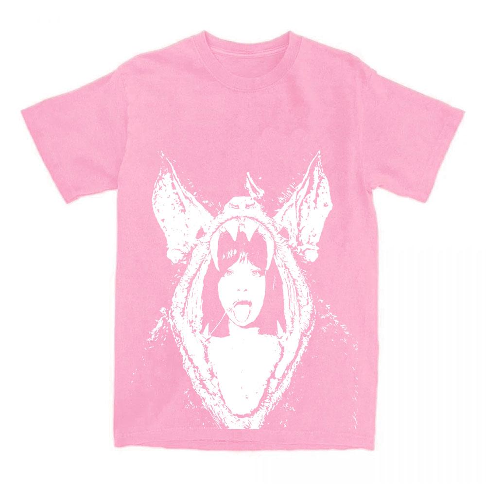 

Melanie Martinez T-shirt Summer Cotton Short Sleeve Male Tshirts Loose O-neck Casual Unisex Streetwear Graphic Print T Shirts S рожевий