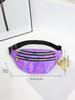 Laser-Bauchtasche Gürteltasche für Damen Crossbody Damen Crossbody-Taschen Hüfttasche Modische Hüfttasche Bauchtasche Wandern Laufen Reisen