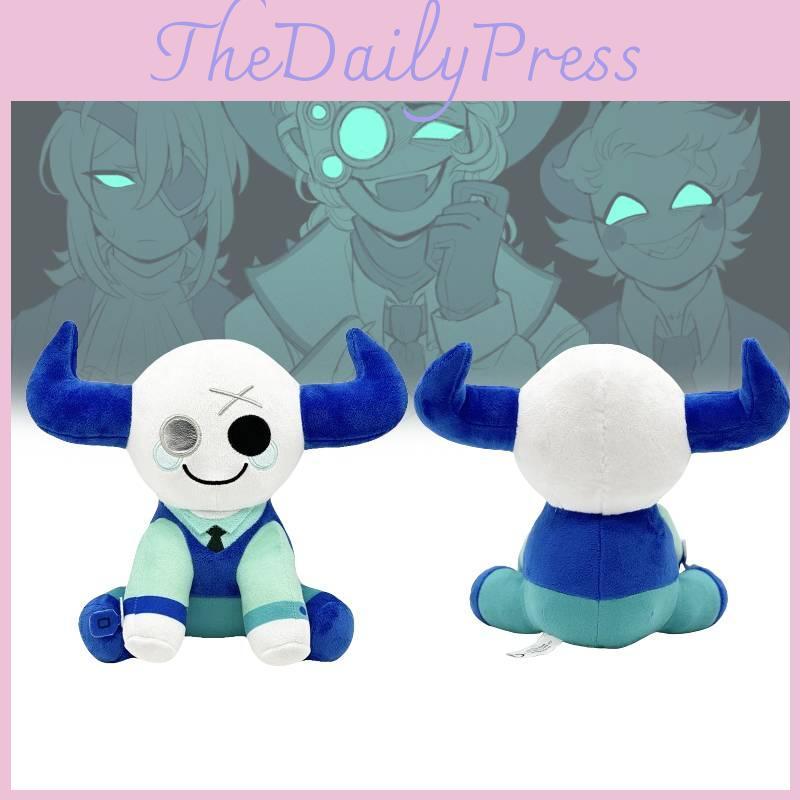 Adorable The Broker Plush Game Merchandise Blue Corner Plush Toy Doll Cuddly Soft