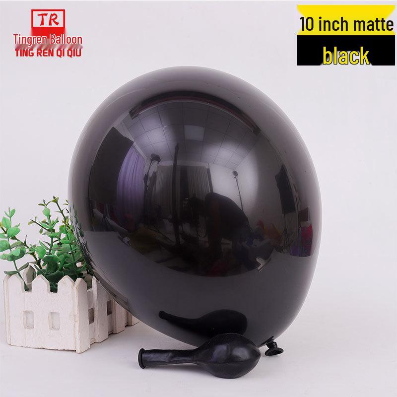 10-inch Wedding Celebration Matte Balloons - Pack of 1.8g Round Latex for Party Decorations & Arrangements.