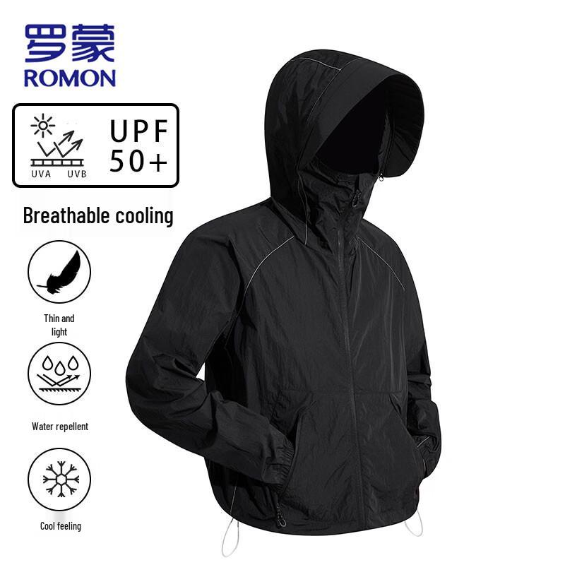 ROMON Men's Lightweight UV Protection Sun Hoodie