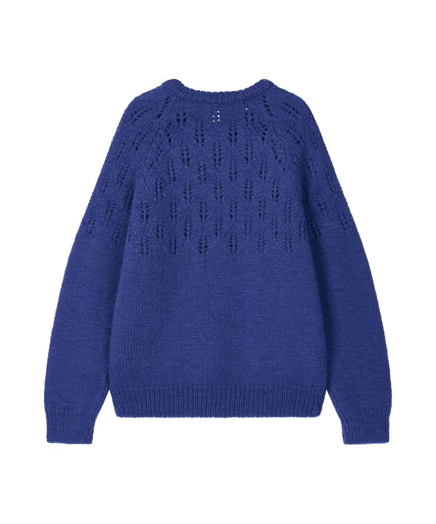 MIDNLOW Covent Wool Sweater(Blue)