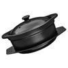 Stew Pot Ceramic Stew Pan Kitchen Stockpot Multi-functional Stewing Pot with Lid Base