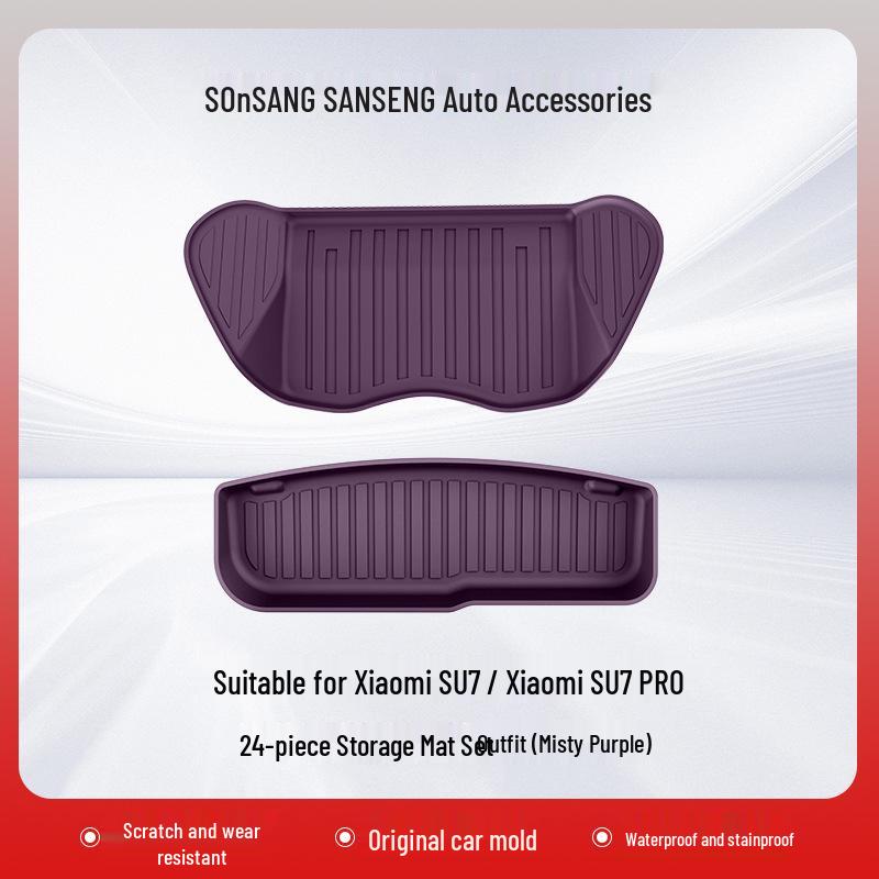 Custom TPE Car Floor Mats for Xiaomi SU7/SU7 Pro/Max - Five-Seater Interior Upgrade
