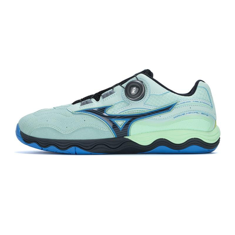 Mizuno Wave Medal SP5 Comfortable Versatile Shock Absorbing Non-Slip Breathable Low-Top Training Shoes Unisex Sneaker Light-Blue Green 81GA241221