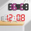 3D LED Digital Clock Simple and Stylish LED 3 Alarms Electronic USB Table Clock Time Temperature Wall Clock for Living Room