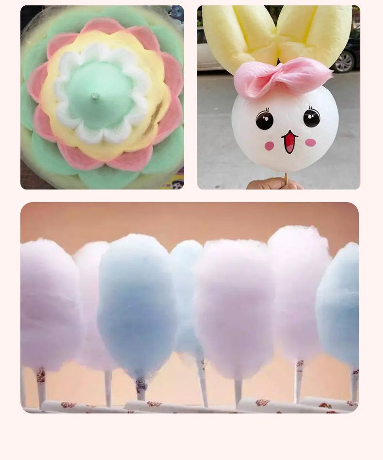 Vollautomatischer Zuckerwatte-Maker für Kinder - Mini, Bunt, Lebensmittelgeeignete Maschine