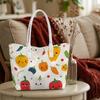 Cute Cartoon Vegetable Printed Casual Tote Bag Lightweight Fashion Large Capacity Handbag for Women Daily Use Shopping Travel Shoulder Bag