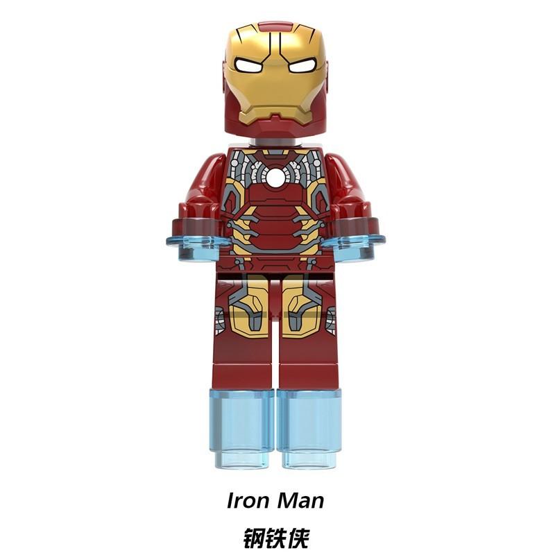 Lego Hulk Outrider Iron Man Thor Spiderman Thanos Avengers Minifiguren Bausteine Spielzeug