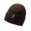 Beanie Cap Knitted Hat Winter Protection Solid Color Caps Outdoor Unisex Gift