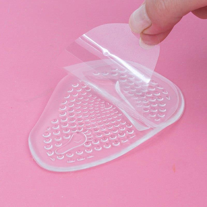 Silicone Half Insoles gel Women Forefoot Pads Plantar Fasciitis Relief Comfortable Foot Pads Shock Absorption Shoe Pad foot care