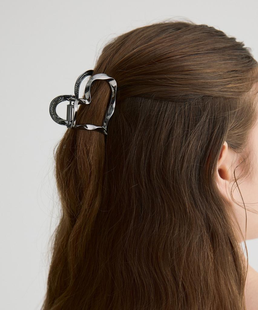 Lilykori Metal Heart Hair Claw