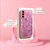 Exquisite patterns PhoneCase for Samsung Galaxy S26 S25 S24 S23 S22 FE Ultra Plus Built-in glass feel bare machine Women's style
