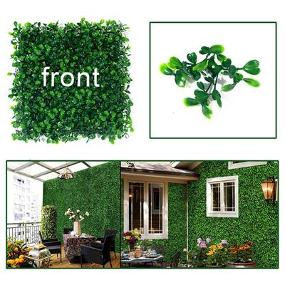 2Pcs DIY Artificial Plant Wall Panel Eternal Life UV Protection Simulation Flower Plant Sheet Lifelike No Watering
