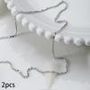 2 pieces of artificial pearl chain nail accessories Y2K metal DIY nail accessories, short nails French tips