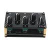 Ochun Mini Console Sound Portable Console Mixer Audio Stereo 4 Channel Mixer Audio High Sound Quality Black Instrument,