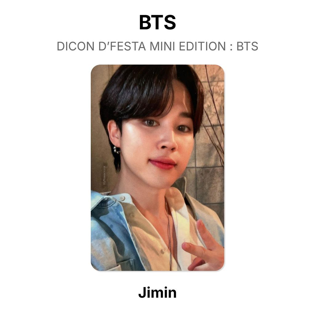 BTS DICON D’FESTA MINI EDITION : BTS Official Photocard