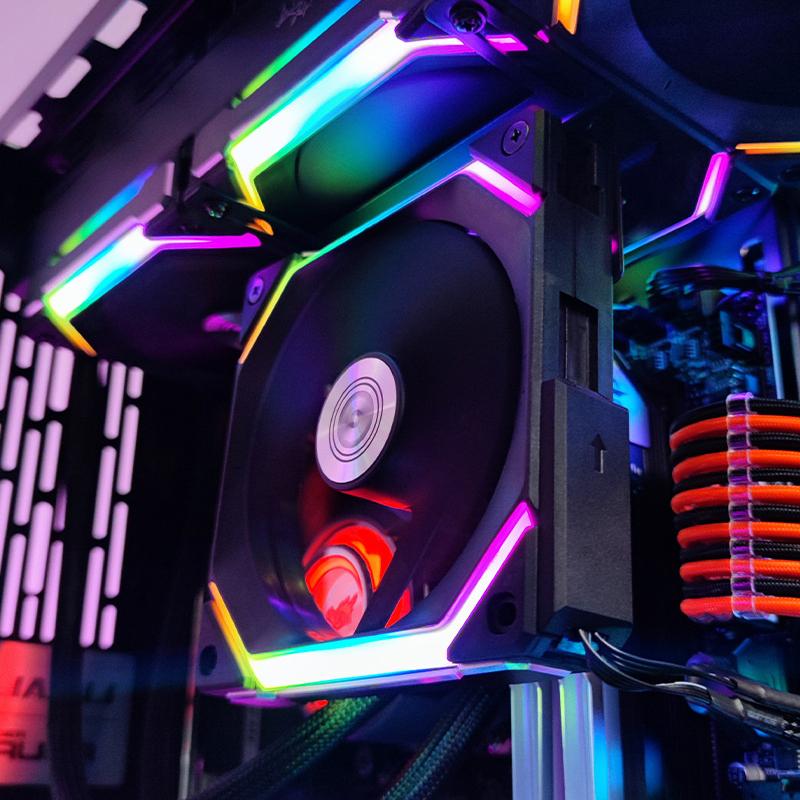 Uniwersalny uchwyt rozszerzający chłodzenie komputera stacjonarnego do gier, podkręcania pamięci RAM, podstawka pod wentylatory 8/9/12 cm, procesor graficzny