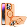 Funda Magnética para iPhone 17 Pro Max con Acabado Mate tipo Piel y Soporte, Compatible con Lente Apple 16/15/13