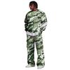 Set da Uomo con Felpa a Strati e Pantaloni Cargo con Vita Elasticizzata