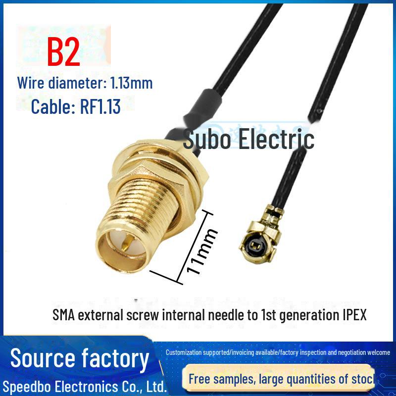 1. Gen IPEX zu SMA Buchse RF Koaxial-Adapterkabel (RG1.13)