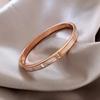 Ins Design Titanium Steel Bangles Luxury Couple Bracelets Shell Mother Bracelet  Wedding