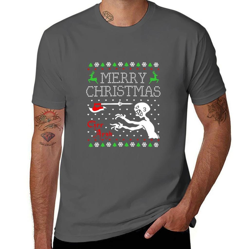 Buffy Christmas Tshirt Simple Casual Short Sleeve Cotton Tshirt