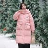 Mid-length cotton jacket women's 2025 new Korean over-the-knee padded jacket winter thickened loose jacket