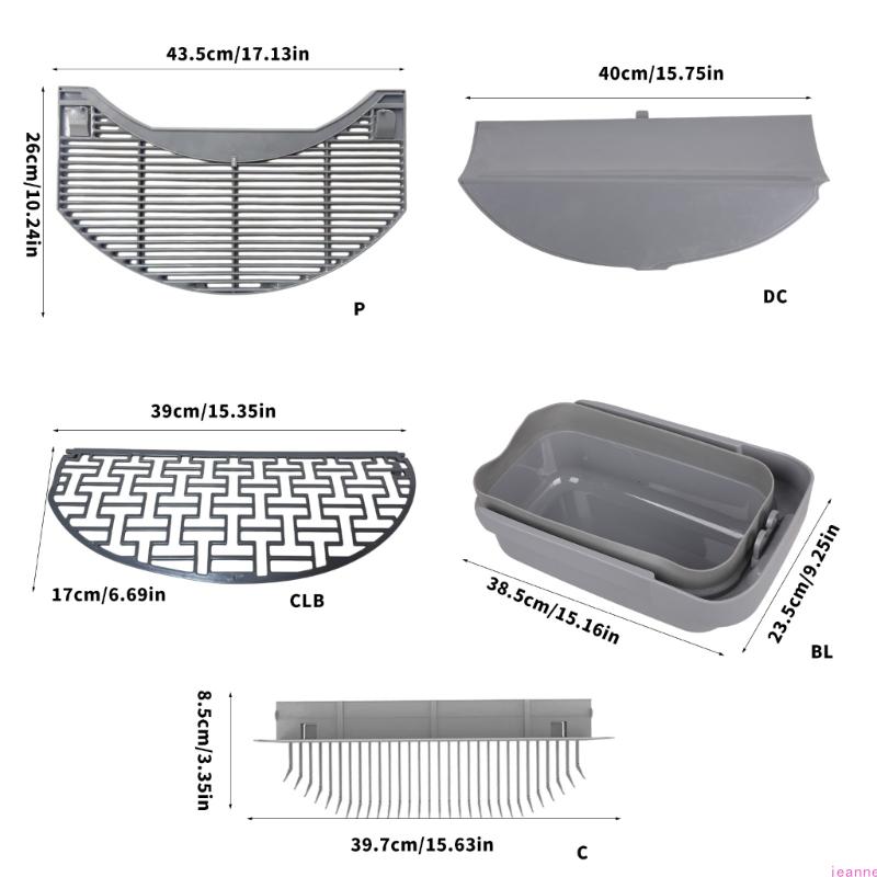 Selfcleaning Cats Litter Box Accessories For Automatic Cats Litter Box Stable Construction And Efficient Easy To Change