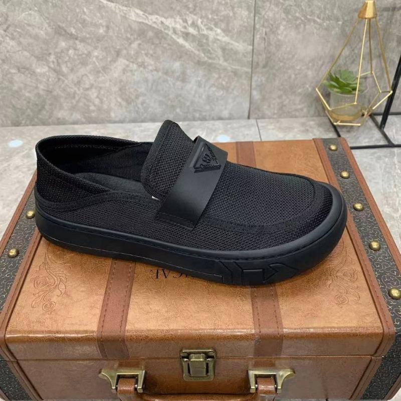 Classic Men's Mesh Breathable Loafers Black Platform Slip on Casual Shoes Business Formal Casual Shoes for Men Zapatos De Hombre