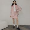 Deondeulob Dd_Pink Plaid Tweed Skirt