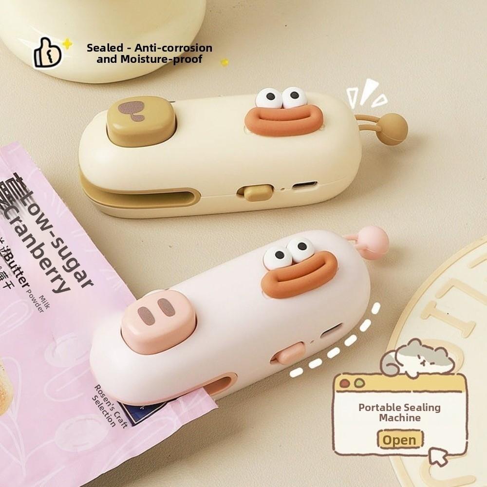 Handheld Mini Bag Sealer Plastic Sealing Clamp Portable Food Sealer Clip  Heat Seal Tool