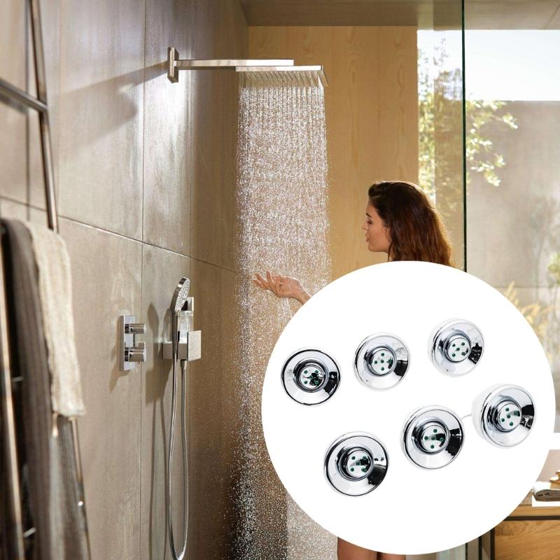 6 Counts Metal Shower Head Attachment Set For Tub Featuring Relaxing Function And Fast Assembly
