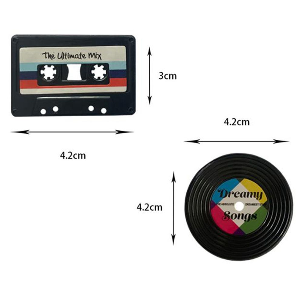 Disc Record Cassette Souvenir Gifts Magnetic Sticker Home Decor Refrigerators Sticker Fridge Magnet