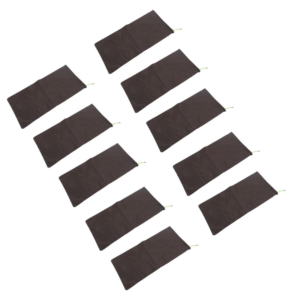 10 Stück Sandlose Sandsäcke mit Kordelzug Hochwasserbarrieren Polyester 25x50cm Dammbeutel für Keller Garage Hochwasserschutz